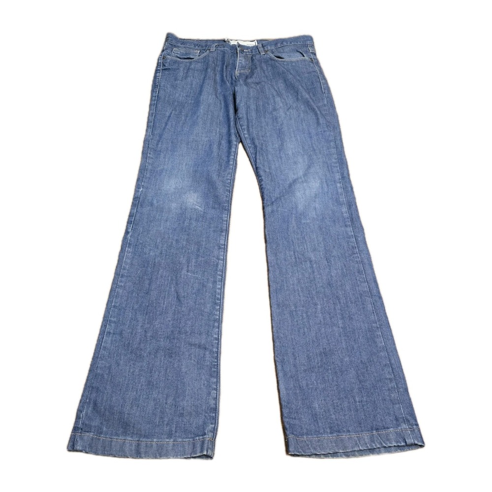 Ona Saez Jeans Blue Denim Straight Leg Women’s Size 40 (Runs Small Fits 14/16)